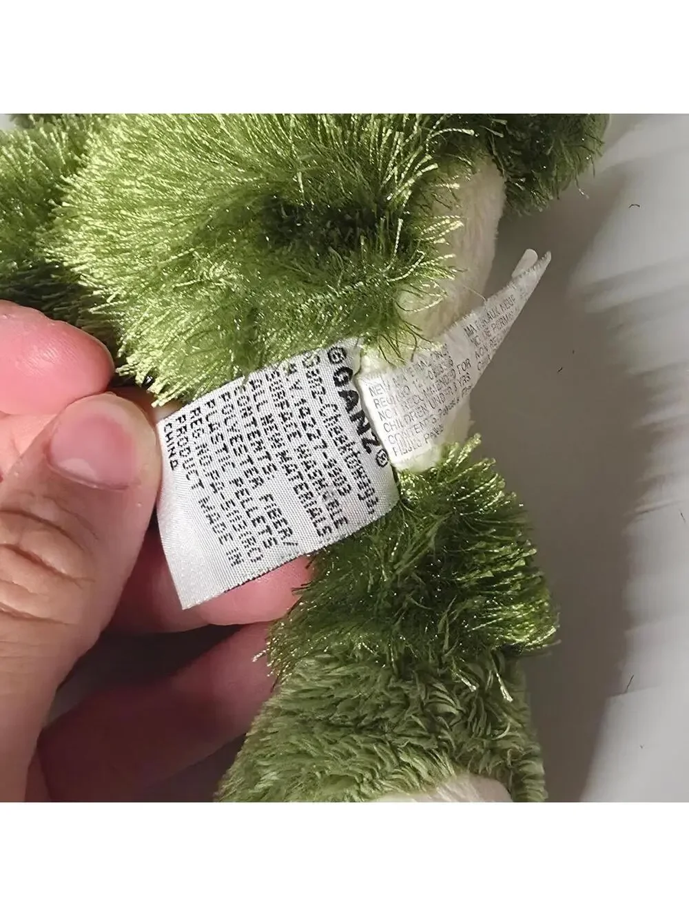 #Webkinz #Lil'Kinz Frog HS001 Green Frog Plush Stuff Animal Toy No Code 6”
